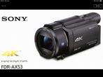 Gezocht: Sony videocamera FDR-AX53/FDR-AX43/FDR-AX33, Ophalen of Verzenden, Zo goed als nieuw, Sony, 20x of meer