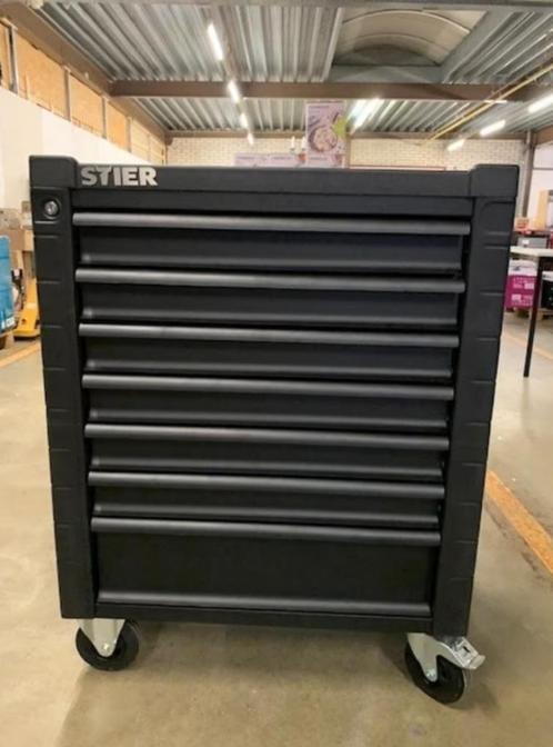 STIER gereedschapswagen zwart nieuw met zijdeur, Doe-het-zelf en Verbouw, Gereedschapskisten, Nieuw, Ophalen
