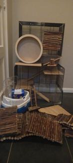 Hamsterkooi inclusief spullen, Kooi, Gebruikt, Minder dan 75 cm, Hamster