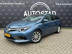Toyota Auris Touring Sports 1.8 Hybrid Lease pro Pano/Automa, 65 €/maand, 28 km/l, Blauw, Leder en Stof