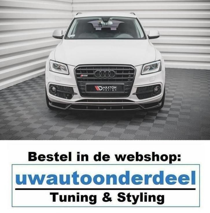 Spoiler Voorspoiler Lip Splitter Voor Audi Q5 SQ5 2012 t/m 2, Auto diversen, Tuning en Styling, Verzenden