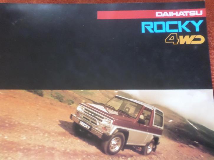 Daihatsu Rocky Brochure, Boeken, Auto's | Folders en Tijdschriften, Overige merken, Ophalen of Verzenden