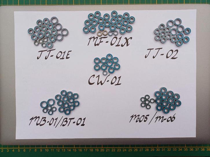 Gesealde kogellagers voor Tamiya RC auto's - Nieuw div soort, Hobby en Vrije tijd, Modelbouw | Radiografisch | Auto's, Nieuw, Onderdeel