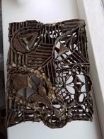 Zwaar groot oud ijzer & koper batik stempel, Ophalen of Verzenden