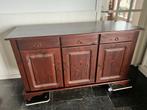 Houten Dressoir met deuren en lades, Huis en Inrichting, Kasten | Dressoirs, Ophalen, Gebruikt, 100 tot 150 cm, Met lade(s)