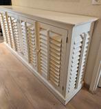 Dressoir met shutters deuren - 200 cm breed, Ophalen, Landelijk, 200 cm of meer, 25 tot 50 cm