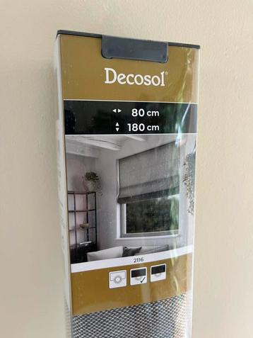 Decosol rolgordijn 80180 cm – lichtdoorlatend, ongebruikt beschikbaar voor biedingen