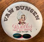 Oude Vintage Van Dungen Pastilles Blikje rond holland, Ophalen of Verzenden, Gebruikt, Koek(jes), Overige merken