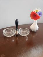 Glazen/hout schaaltjes, Ophalen of Verzenden