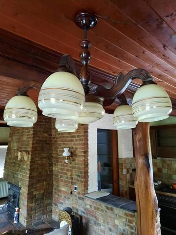 Vintage plafond lamp beschikbaar voor biedingen