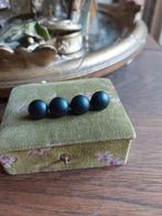 Mooie antieke Victoriaanse Rouw/Mourning broche met gitten?, Ophalen of Verzenden