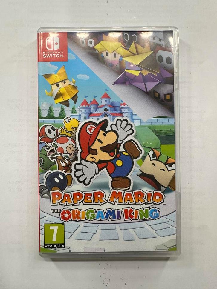 Paper Mario: The Origami King - Nintendo Switch, Spelcomputers en Games, Games | Nintendo Switch, Zo goed als nieuw, Avontuur en Actie