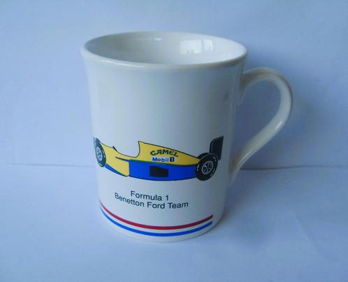 Formule 1 Mok Formula 1 Benetton Ford Team Camel Mobil 1, Verzamelen, Automerken, Motoren en Formule 1, Zo goed als nieuw, Formule 1