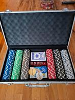 Pokerspel in aluminium koffer, Hobby en Vrije tijd, Ophalen of Verzenden, Zo goed als nieuw
