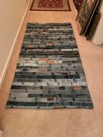 Twee Vloerkleden van spijkerstof/jeans, Huis en Inrichting, Stoffering | Tapijten en Kleden, Gebruikt, 100 tot 150 cm, Blauw, Rechthoekig