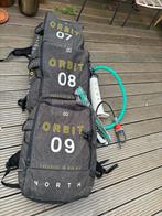 North Orbit Kites (2020) 7m,9m Topstaat! incl. Bar, Watersport en Boten, Kitesurfen, Geen board, Ophalen of Verzenden, Zo goed als nieuw