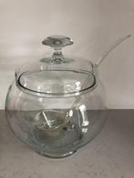Grote punch bowl/ punch kom, Glas of Glazen, Ophalen of Verzenden, Overige stijlen, Glas
