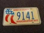 Kentekenplaat licenseplate Washington DC 1977 Carter USA, Verzamelen, Auto's, Gebruikt, Ophalen of Verzenden