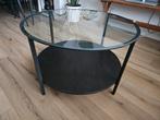 Vittsjo ikea salontafel zwart en glas, Glas, Minder dan 50 cm, Rechthoekig, 50 tot 100 cm