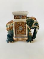 Vintage plantentafel olifant keramiek, Ophalen of Verzenden