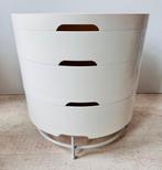 Vintage IKEA Nachtkastje / Bijzettafeltje met opberger, Verzamelen, Ophalen, Huis en Inrichting