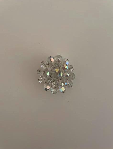 Vintage Broche - Diameter 4 cm, Sieraden, Tassen en Uiterlijk, Broches, Gebruikt, Overige materialen, Overige kleuren, 4 tot 7 cm