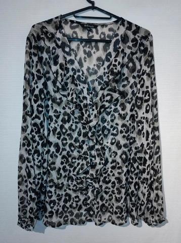 Panter blouse maat 44 - amper gedragen! beschikbaar voor biedingen