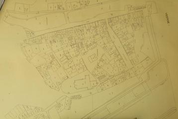 topografische kadastrale kaart Veere ca. 1955 beschikbaar voor biedingen