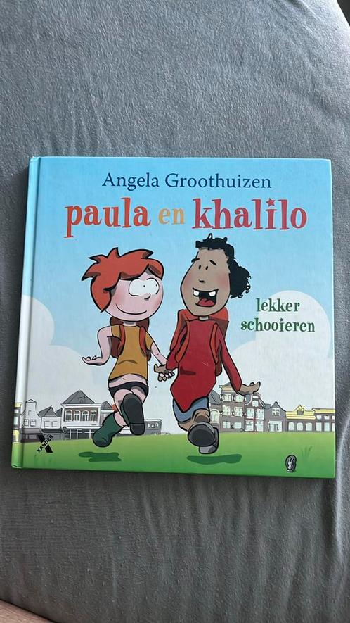 Angela Groothuizen - Paula en Khalilo, Boeken, Kinderboeken | Jeugd | onder 10 jaar, Zo goed als nieuw, Ophalen of Verzenden