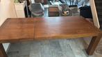 Massief houten tafel, Huis en Inrichting, Tafels | Salontafels, Ophalen, Gebruikt, Eikenhout, 200 cm of meer