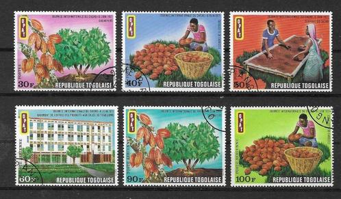 Togo Michel 868 A-873 A gestempeld, Postzegels en Munten, Postzegels | Afrika, Gestempeld, Overige landen, Ophalen of Verzenden