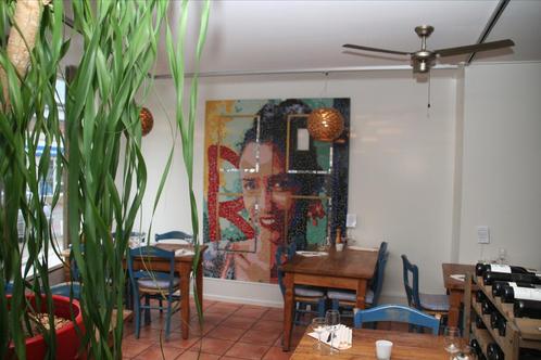 Mozaïek deuren 159x216cm in 2 delen., Antiek en Kunst, Kunst | Overige Kunst, Ophalen