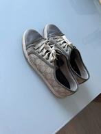 GUCCI GG Calafornia canvas low grey original maat 40, Ophalen of Verzenden, Zo goed als nieuw, Overige kleuren