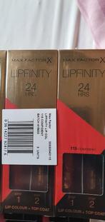 6 stuks  Maxfactor lipfinity zonder topcoat nr 115, Ophalen of Verzenden, Nieuw