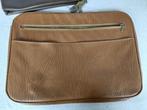Vintage Etui Tas Aktentas Documententas Sleeve Clutch bag, Ophalen, 40 tot 60 cm, Gebruikt, Bruin