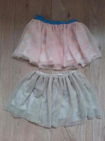 H&M Grijze Grijs Beige Tule Rok Maat 86-92 beschikbaar voor biedingen