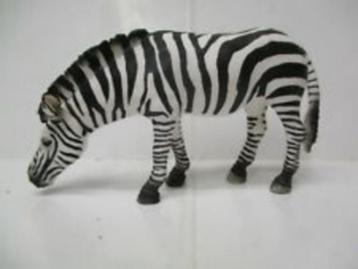 Schleich 14609 zebra grazend, dierfiguur