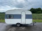 Adria 380Q 4 persoons caravan oldtimer / retro, Caravans en Kamperen, Standaardzit, Koelkast, Dwarsbed, Adria