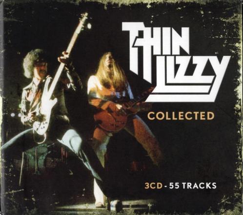 THIN LIZZY 3 CD COLLECTED THE BEST OF + PHIL LYNOTT, Cd's en Dvd's, Cd's | Pop, Gebruikt, 1980 tot 2000, Ophalen of Verzenden