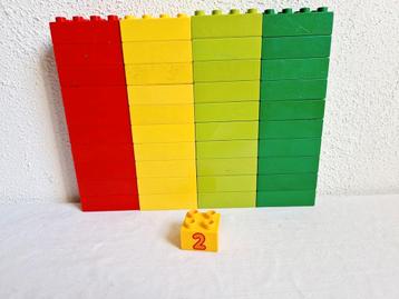 Duplo blokken met 8 noppen bouwblokken beschikbaar voor biedingen