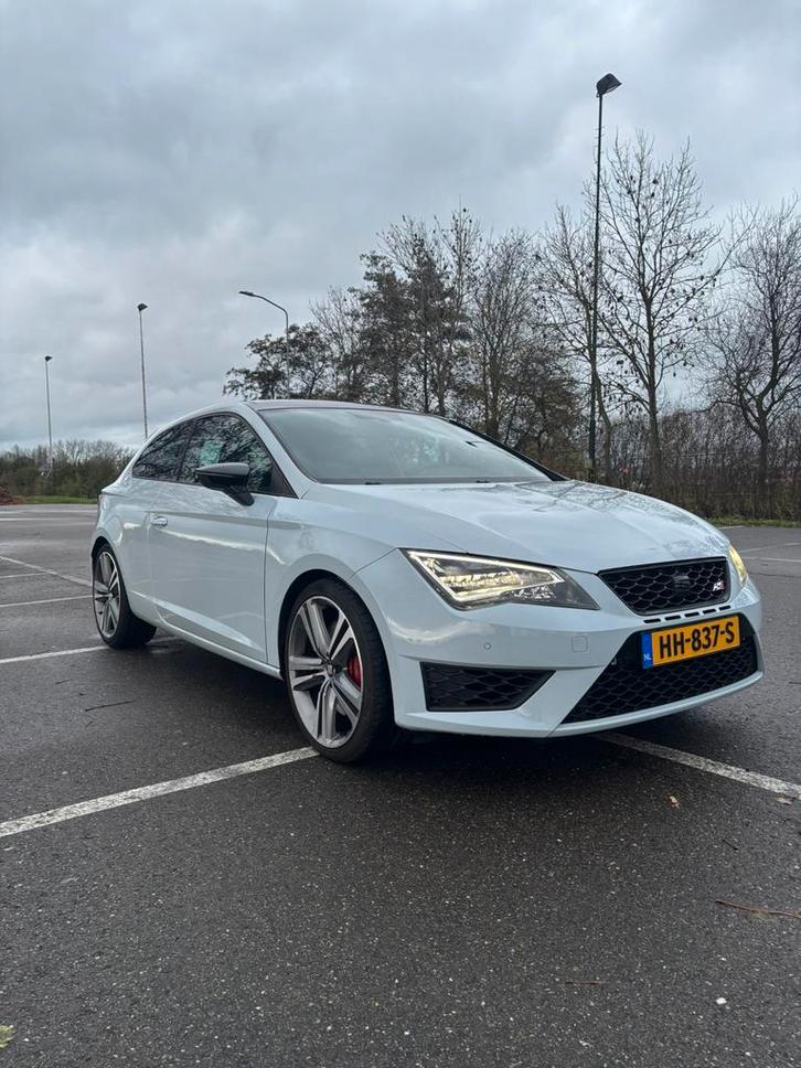 Seat Leon 2.0 TSI 280PK Dsg-6 2015 Grijs (APK tot Nov 2026), Auto's, Seat, Particulier, Leon, Achteruitrijcamera, Adaptieve lichten