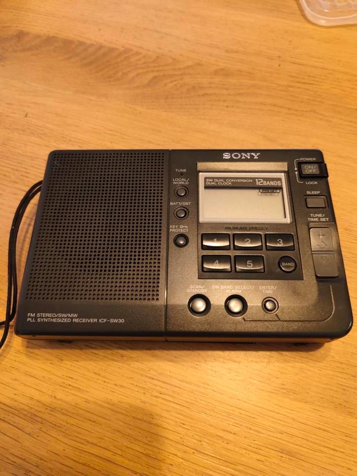 Sony ICF-SW30, Audio, Tv en Foto, Radio's, Gebruikt, Wereldontvanger, Ophalen of Verzenden