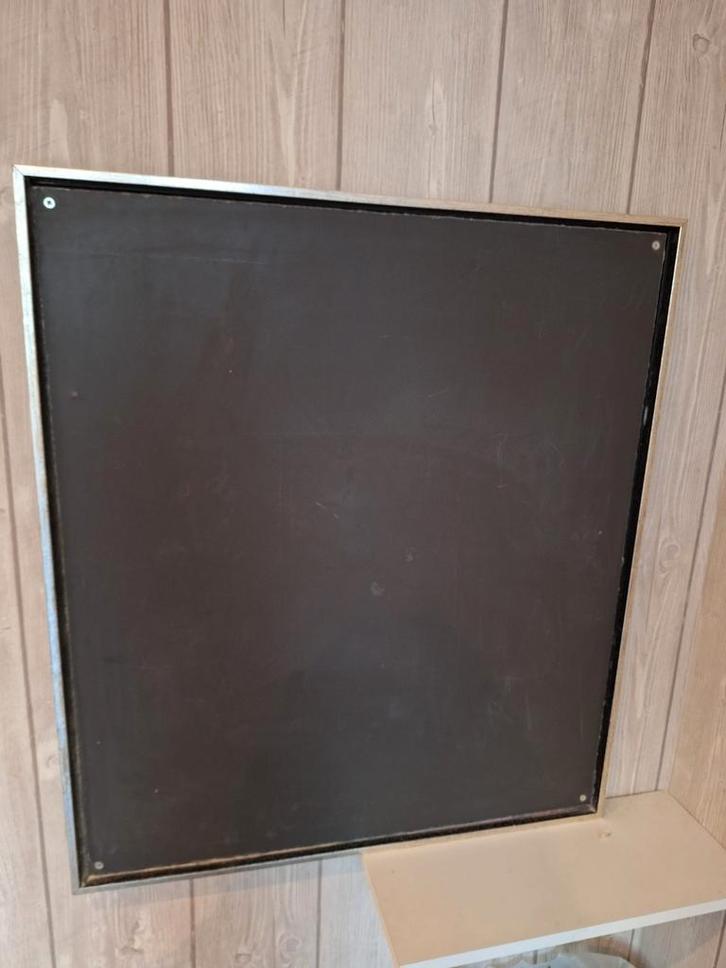 Ouderwets schoolbord 73x83 in Zwarte Baklijst, Diversen, Schoolborden, Ophalen