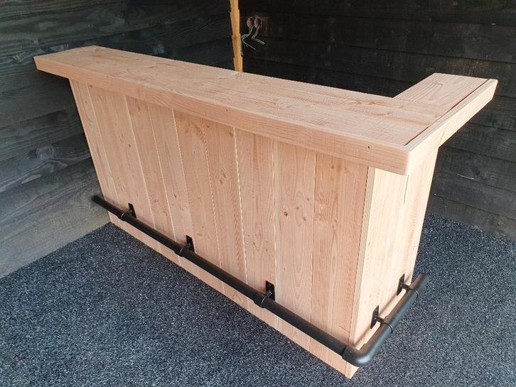 Unieke kwaliteit bar van steigerhout of douglashout maatwerk, Huis en Inrichting, Barren, Nieuw, Ophalen