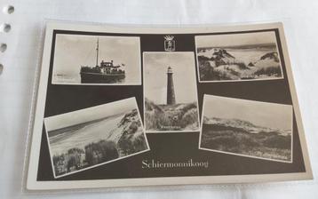 Mooie vijfluiks fotokaart uit Schiermonnikoog uit 1954 beschikbaar voor biedingen