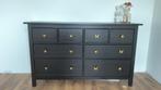 Ladekast zwart ikea hemnes, Ophalen, Gebruikt, 5 laden of meer, Minder dan 100 cm