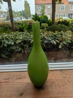 Groene Leonardo Vaas - Handgemaakt, Ophalen, Minder dan 50 cm, Groen, Glas