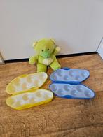 Tupperware eierdozen voor 6 eieren blauw geel, Ophalen of Verzenden, Zo goed als nieuw, Blauw, Bak of Kom