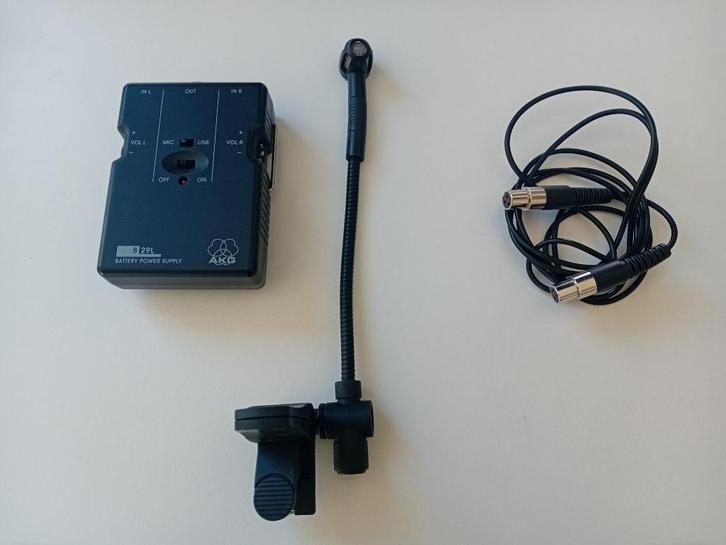 AKG 519 ML clip-on microfoon, Muziek en Instrumenten, Microfoons, Zo goed als nieuw, Instrumentmicrofoon, Ophalen of Verzenden