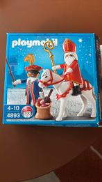 Playmobil 4893 sinterklaas en piet incl doosje, Kinderen en Baby's, Speelgoed | Playmobil, Ophalen, Zo goed als nieuw